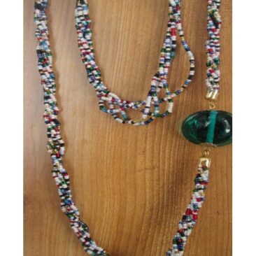 Collier en perles de verre de Murano