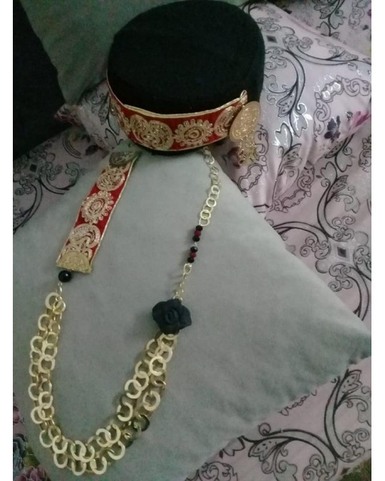 Kabous traditionnel pour femme et collier rihanna